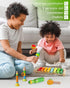 Playset, Coogam Wooden Musical Instruments for Toddlers, Tambourine Xylophone Castanet Flute Maracas Wood Percussion