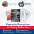 BCW Semi Rigid Card Holder #1, 50 Pack, Semi Rigid Card Sleeves for Grading, PSA Submission Card Savers