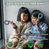 Sensory Chew Toys for Autistic Children 4 Pack, P Shape Necklaces for Kids and Adults with ADHD, Silicone Teething