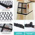 Rainmae Toddler Learning Tower Safety Net, Safety Net Guard for Toddlers Tower, Adjustable Step Tool Toddlers Tower Net