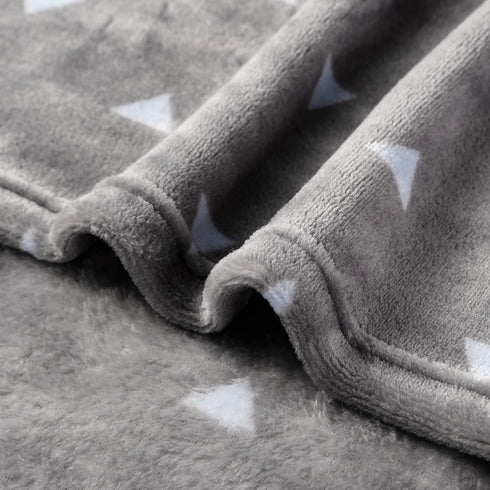 Bunnikins & Clover Lightweight Plush Flannel Baby Blanket, Super Soft for Boys and Girls, 30"x36"