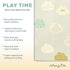 Dream On Me Play Time Reversible Baby Playmat, Foldable Extra Large Thick Foam Crawling Playmats for Toddlers