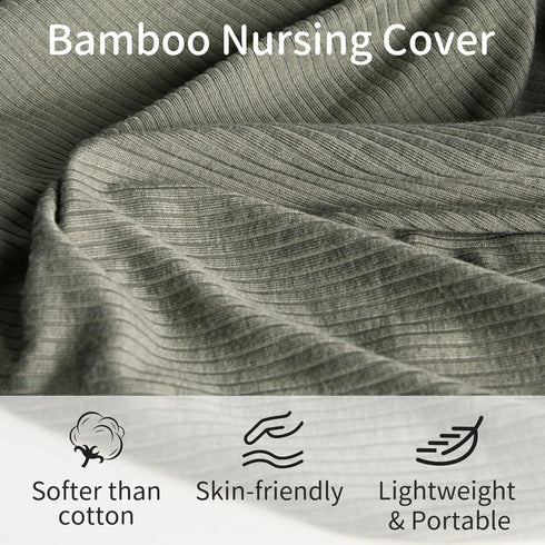 BubblePanda Breastfeeding,360 Rayon Made from Bamboo Nursing Cover for Baby Full Privacy Soft & Breathable