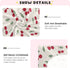 Burbuja 27 39 Fitted Crib Sheet for Girls and Boys, Cute Cherrys Soft Breathable Crib Sheet for Standard Crib