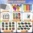 96Pcs Set BenLouis Monster Truck Party Favors Truck Car Birthday Stampers Stickers School Stationery Bulk for Kids