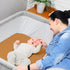 Set 2p Sweet Jojo Designs Orange and White Vintage Boho Sun Boy Girl Unisex/Gender Neutral Baby Bassinet Sheets Fitted