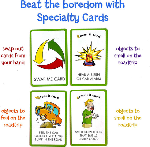 6 Briarpatch Travel Scavenger Hunt Card Game for Kids, Activities for Family Vacations, Road Trips and Car Rides, Ages