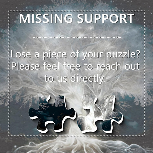 PPuzzling 1000 Glowing Tree of Life Puzzle for Adults Pieces, Fantasy Forest White Tree Under Starry Night Sky Scene