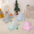 24in Weighted Elephant Stuffed Animal, 4.2Lb Plushie Throw Pillow for Adults, Boys, and Girls (Green)