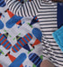 Unisex Baby Reversible Stroller Blanket (Airplane/Turquoise) Minky Dot (Choose Color)