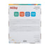 6 (Pack 2) Nuby Silicone Sure Grip Miracle Mat, Fits Most High Chairs, M+, Red