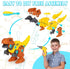 Take Apart Dinosaur Toys for Kids, Educational Construction Building Sets with Electric Drill Storage Box
