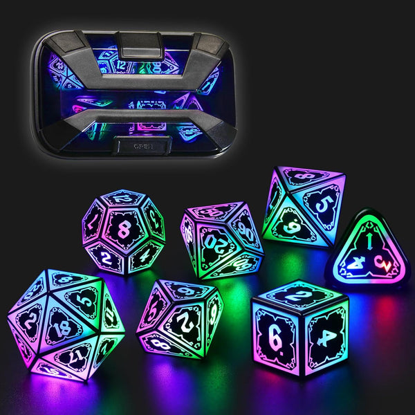 FONVGOGO Light Up Dice Set D and D for Dungeons and Dragons