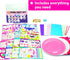 KRAFUN My First Unicorn Bunny Paper Craft Kit for Toddlers and Girls Age 3-8, 18 Cute DIY Arts and Crafts Projects