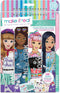 Make It Real – Fashion Design Sketchbook: City Style - Inspirational Coloring Book for Girls with Stencils and Stickers