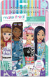 Make It Real – Fashion Design Sketchbook: City Style - Inspirational Coloring Book for Girls with Stencils and Stickers