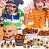 Pumpkin Erasers for Kids, 60pcs Halloween Bulk 3D Jack-O’-Lantern Mini Pencil Top Erasers