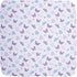 4 Pack Set EVERYDAY KIDS of Soft Receiving Baby Blanket for Girls; Purple Baby Swaddle Blankets with Butterfly