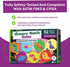 Matching Memory Game for Kids, 32pc Dinosaur Concentration Games for Preschoolers Ages 3-5