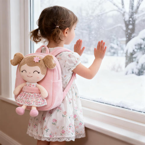 Backpacks Backpack Backpack Gloveleya Kids Girls Plush Bags Diaper Bag Printed Sunflower