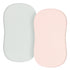 TILLYOU Baby Bassinet Sheets for Girls Boys 2 Pack Baby Sheets for