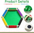 HENNAED 6-Player 1-10 Shut The Box Game Wooden Close The Box Math Game with Dice, Educational Family Board Game