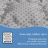 34.2x50 Grounding Mat Cotton Bed Pad Silver Fiber Quilted Grounded Play Mat in Earth Connected Cloud Bedding with Cord