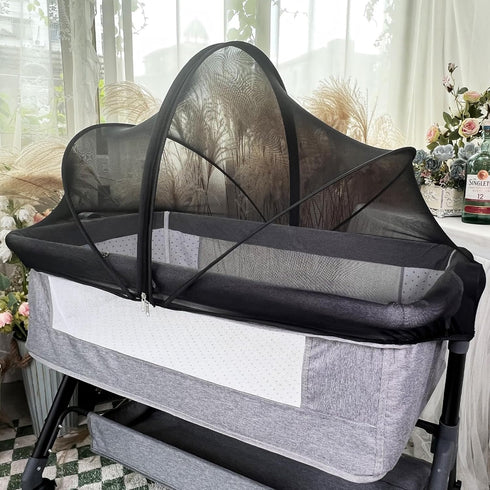 Mosquito Net for Baby Crib to Keep Insects/Bugs/Cats Out, Toddler Bassinet Bedside Sleeper Crib Tent Safety Net