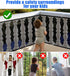 JIFTOK Baby Gate for Stairs, 10ft L x 2.66ft H, Mesh Netting Safety Net for Indoor & Outdoor