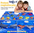 18 Pack 3-8 GINMIC Kids Ocean Animals Toys with Large Play Mat , Assorted Realistic Sea Animal Toys with Carrier Bag