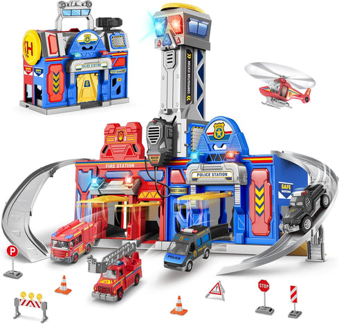 Ochido Boys Toys for 3 4 5 6 Years Old,Large City Action
