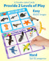 Playset, 3 4 5 Coogam Sorting Toys for Toddles, Animals Figures Dinosaurs Birds Insects Cognition Matching Game Fine