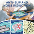 Eueiykw Bag31.5 31.5in Mahjong Mat for Table with Carrying * Non-Slip Noise Reduction Gaming Mat for Mahjong, Poker