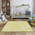 EtherSpher 50'' 50''alfombrilla Different Stars Baby Yellow White Soft Padded Baby Floor Play mat for Indoor Outdoor