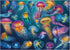 Magical Jellyfish Puzzle 1000 Piece Puzzles for Adults Colorful Jellyfish Jigsaw Puzzles Amazing Medusa Puzzle Rainbow Glowing Challenging Puzzles