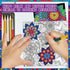 24 Liliful Pcs Mindful Coloring Book Bulk for Adult DIY Art Stress Relief Drawing Book with Relaxing Mindfulness