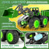 BAYSING Set Light/Loading/8 2.4 3 4 5 6 7 8 9 Remote Control Tractor Toy, Kids RC Tractor with Truck & Trailer