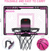 Mini Indoor Basketball Hoop with LED Light & Electronic Scoreboard, Over The Door Unicorn Toy Gifts for Kids