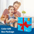 Wooden Animals Block Puzzles for Kids Ages 2-4 with Book, Educational Interactive Toys Gift for Boys and Girls