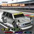 BRRRRT 4WD Car,1:24 Car,20KM/H 6+ High Speed RC Drift Remote Control Mini RC Drift Car with LED Lights,Adjustable High