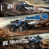 1:20, 10KM/H, 2 2.4GHZ, Remote Control Car, All-Terrain Remote Control Truck for Boys, Rechargeable Rc Truck with LED