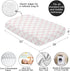 Sweet Jojo Designs Fitted Baby Crib Sheets (Pink Bows) for Girls, Infant Nursery, Toddler Bed Room - Standard Size