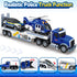 21" 3 4 5 6 3 1 3 4 5 6 SpringFlower Semi Truck Toy, Year Old Boys Toddlers Police Truck Toy with Racing Car