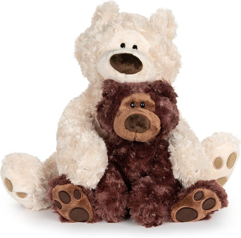 Philbin 1 12 GUND Classic Teddy Bear, Premium Stuffed Animal for Ages and Up, Chocolate Brown