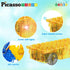 PicassoTiles Magnet Tile Motorized Car Base - Self Turning Omnidirectional Truck with Light and Motor