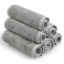 San Francisco Baby Washcloths for Newborn, Rayon from Bamboo, Soft Wash Cloths, 6 Pieces, Gray
