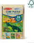 Melissa & Doug National Parks Alphabet & Animals 24-Piece Cube Puzzle (Everglades, Arches, Yellowstone)