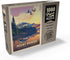 MyPuzzle Mount Rainier National Park: Daybreak Vintage Poster - Premium 1000 Piece Jigsaw Puzzle for Adults