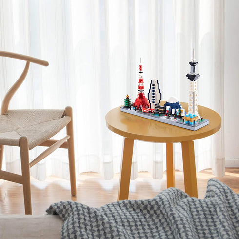 Architecture Sets Micro Mini Blocks Japan Tokyo Skylines Building Kit, Famous Landmark Collection Model Set for Adults,