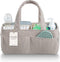 PUTSKA Baby Diaper Caddy Organizer for Changing Table Stylish Nursery Storage Basket,